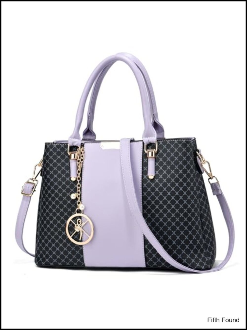 Women's Faux Leather Satchel Handbag Shoulder Tote Crossbody Purse with